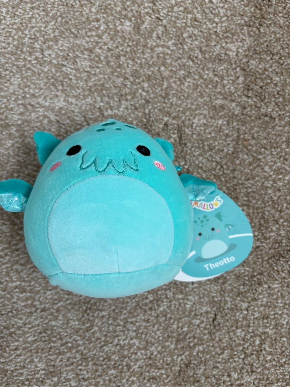 Squishmallows Teal Theotto Plush Cuddle Buddy